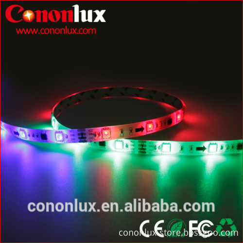 2 Years warranty IP65 waterproof addressable RGB LED strip 5050 with IC digtal
